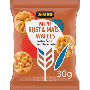 Jumbo Mini Rijst & Maïswafels 30 g