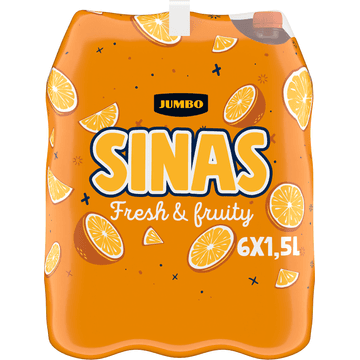 Jumbo Sinas Fresh & Fruity 6 x 1,5 L