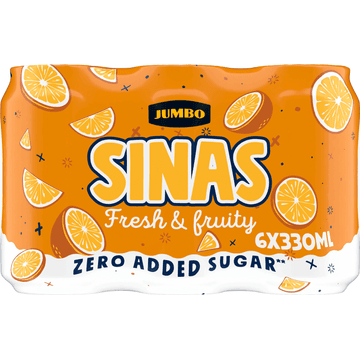 Jumbo Sinas Zero - Blik - 6 x 330 ml