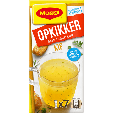 MAGGI Opkikker Drinkbouillon Kip 7 x 4 g