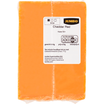 Jumbo Cheddar Red Kaas 50+ ca. 125g