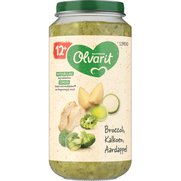 Olvarit 12+ Maanden Broccoli Kalkoen Aardappel 250g