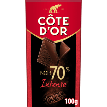 Côte d'Or Chocoladereep Intense Extra Pure Chocolade 70% 100g