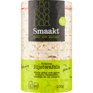 Smaakt Bio Volkoren Rijstwafels 100 g