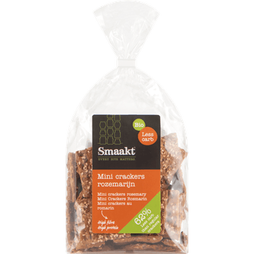Smaakt Bio Mini Crackers Rozemarijn 200 g