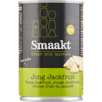 Smaakt Bio Jong Jackfruit 400 g