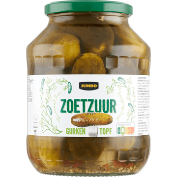 Jumbo Zoetzuur Augurken 1550 g