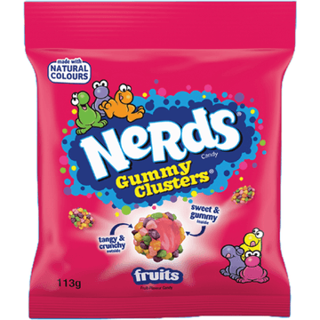 Nerds Gummy Clusters Fruits 113g