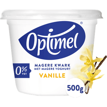 Optimel Kwark met Magere Yoghurt Vanille 0% Vet 500g