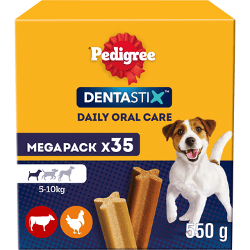 Pedigree Dentastix Mini Kauwstaaf - Gebitsverzorgende Hondensnack - 35 Stuks
