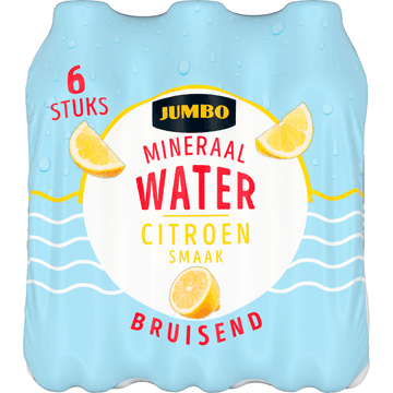 Jumbo Bruisend Mineraalwater Citroensmaak 6 x 500ML