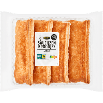 Jumbo Saucijzenbroodjes 4 Stuks