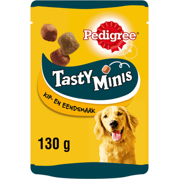 Pedigree Tasty Mini's hondensnacks kip & eend 130 g