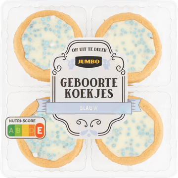 Jumbo Geboortekoekjes Blauw 191 g