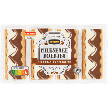 Jumbo Milkshake Koekjes met Cacao- en Melkcrème 200 g