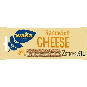 Wasa Sandwich Cheese 3 x 31 g