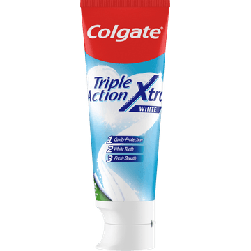 Colgate Triple Action Whitening Tandpasta Voordeelverpakking 4 x 75 ml
