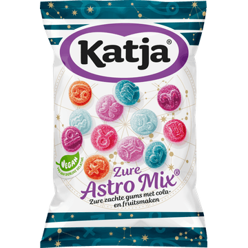 Katja Snoep en Zoetwaren Zure Astro Mix 250g