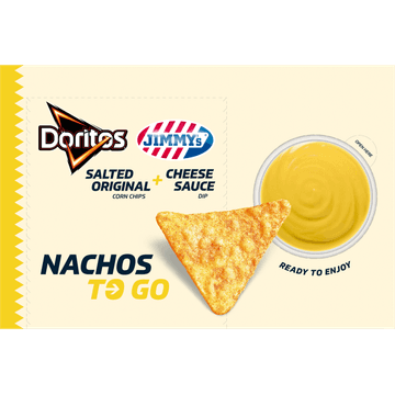 Doritos Nachos to Go Salted & JIMMY’s Cheese 190g