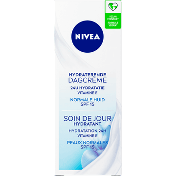 NIVEA Hydraterende Dagcrème SPF15 - 50ml - Gezichtscreme - Met vitamine E - Normale huid