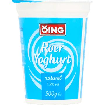 Öing Roer Yoghurt Naturel 1,5% Vet 500 g