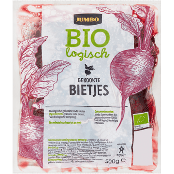 Jumbo Gekookte Bietjes Biologisch 500 g