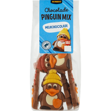 Jumbo Pinguin Mix Melkchocolade 120 g