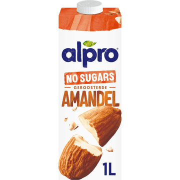 Alpro Amandeldrink Geroosterd Zonder Suikers Houdbaar 1L