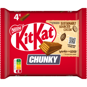 KITKAT Chunky Melkchocolade 4-pack