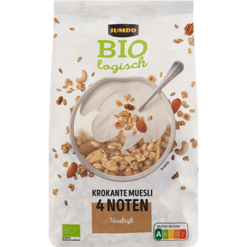 Jumbo Bio Krokante Muesli 4 noten 350g