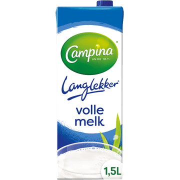 Campina Langlekker Volle Melk Voordeelpak 1,5 L