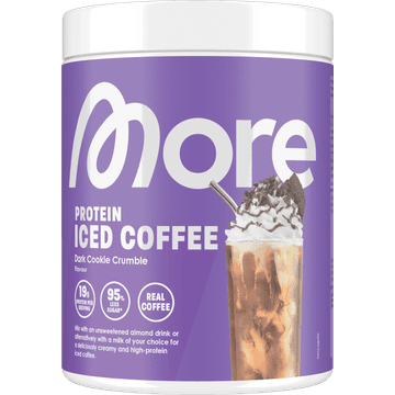 More Protein Iced Coffee Dark Cookie Crumble 300 g
