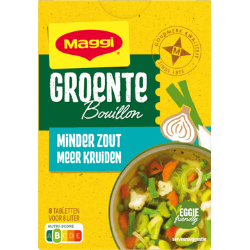 Maggi Groente Bouillon Minder Zout Meer Kruiden 72 g