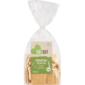 BioToday Crostini Mini-Cracker Olijfolie 200 g
