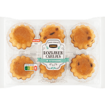 Jumbo Rozijnen Cakejes 210 g