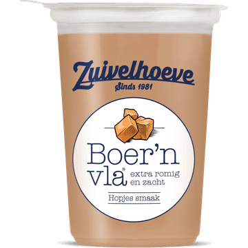 Zuivelhoeve Boer'n Hopjesvla 450g