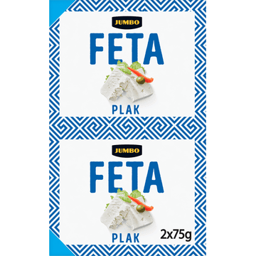 Jumbo Feta Kaas Plakken 2 x 75 g