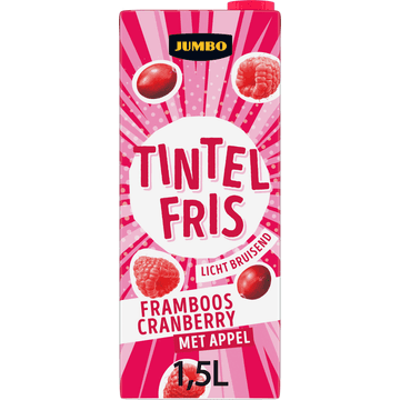 Jumbo Tintel Fris Framboos Cranberry met Appel 1,5 L