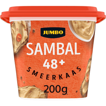 Jumbo Sambal 48+ Smeerkaas 200 g