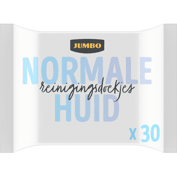 Jumbo Gezichtsreinigingsdoekjes Normale Huid 30 Stuks