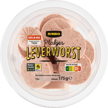 Jumbo Plakjes Leverworst 175 g