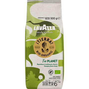 Lavazza Tierra Premium Blend Bio Bonen 500g