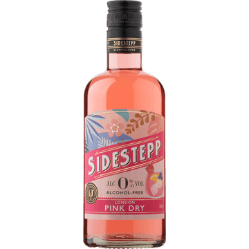 Sidestepp London Pink Dry Gin - 0.0% Alcoholvrij - 500ML