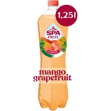 Spa FRUIT Bruisende Fruitige Frisdrank Mango Grapefruit 1,25L