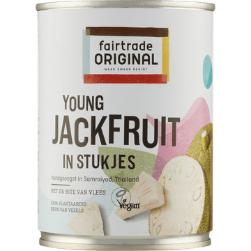 Fairtrade Original Young Jackfruit in Stukjes 550 g