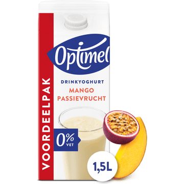 Optimel Drinkyoghurt Mango Passievrucht 0% Vet 1.5L