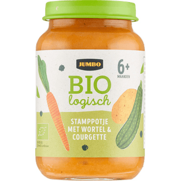 Jumbo Biologisch Stamppotje met Wortel & Courgette 6+ Maanden 190 g