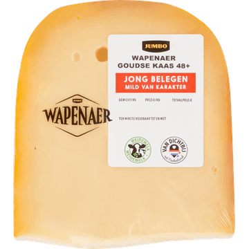 Wapenaer Goudse Kaas Jong Belegen 48+ Stuk ca. 423 g