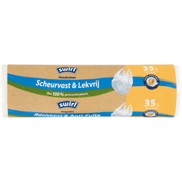 Swirl Vuilniszakken met Handvatten 35 liter 15 stuks