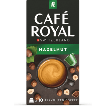 Café Royal Hazelnut Flavoured Coffee 10 Capsules 50 g